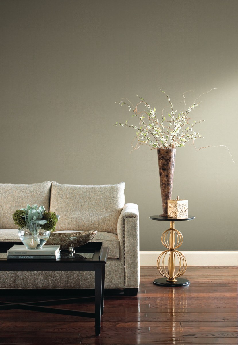 Обои Ronald Redding Handcrafted Naturals Paperweave HC7605 фото в интерьере